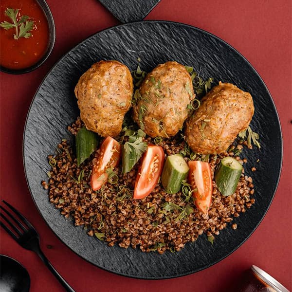 Beef Cutlets Buckwheat